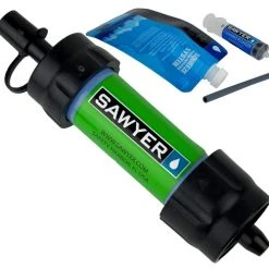 Sawyer Mini Water Filtration System - Green Hiking & Camping Accessories