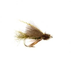 Fulling Mill Emerger Caddis CdC Olive Flies