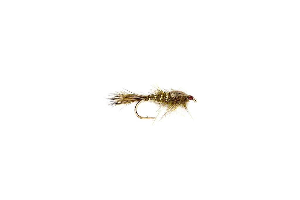 Fulling Mill Flies Olive Hare's Ear Nymph 3 Fulling Mill Flies Olive Hare's Ear Nymph