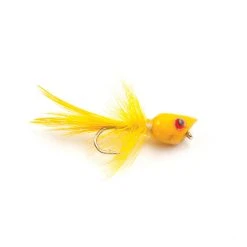 Fulling Mill Flies Bluegill Bug Popper Yellow