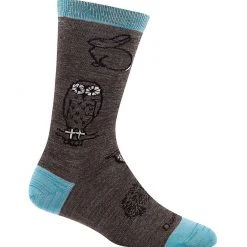 Socks Hats Gloves Darn Tough Womens Woodland Creatures Crew Sock Light