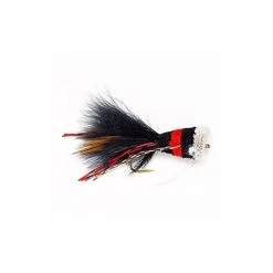 Fulling Mill Flies Bass Bug Black & Red