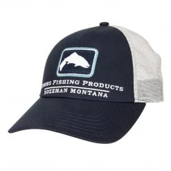Simms Small Fit Trout Icon Trucker Cap Socks Hats Gloves