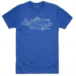 Shirts Simms Bass Line T Shirt