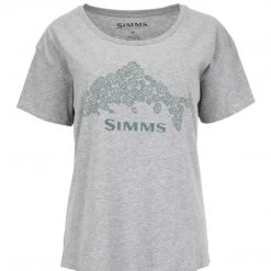 Simms Womens Floral Trout T-Shirt Shirts