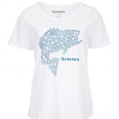Simms Womens Floral Bass T-shirt Shirts