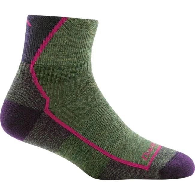 Darn Tough Womens Hiker 1/4 Sock Cushion Socks Hats Gloves 4 Darn Tough Womens Hiker 1/4 Sock Cushion Socks Hats Gloves