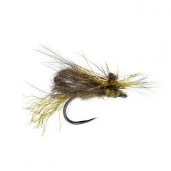 Fulling Mill Humpback Caddis Olive Flies
