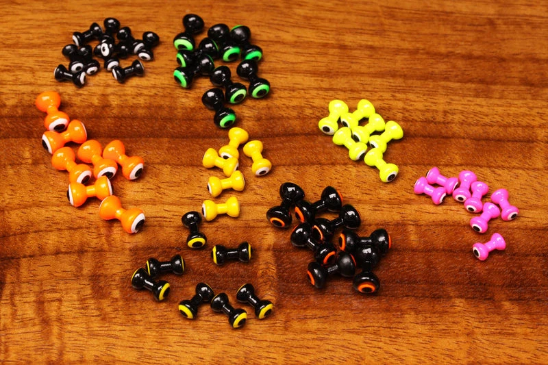 Hareline Double Pupil Lead Eyes Materials 3 Hareline Double Pupil Lead Eyes Materials