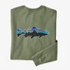 Shirts Patagonia Mens Long Sleeve Fitz Roy Trout Responsibili Tee 2 Shirts Patagonia Mens Long Sleeve Fitz Roy Trout Responsibili Tee