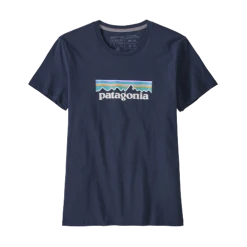 Patagonia Womens Pastel P-6 Logo Organic Crew T-Shirt - SALE