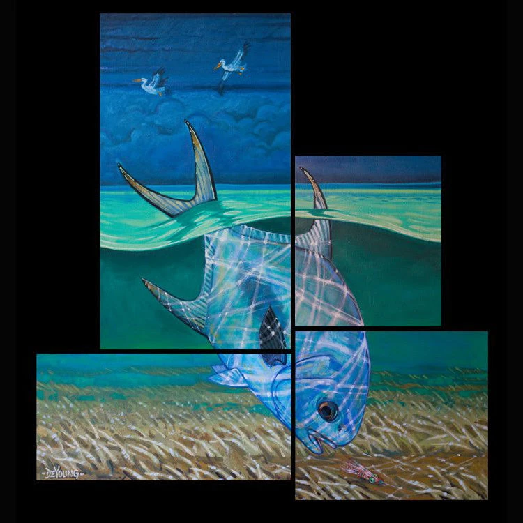 Gifts DeYoung Print - 4 Panel Permit - Stormy 3 Gifts DeYoung Print - 4 Panel Permit - Stormy