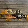 Gifts Cody Richardson Art - Minnesota Antique Walleye License Plate Art 1 Gifts Cody Richardson Art - Minnesota Antique Walleye License Plate Art
