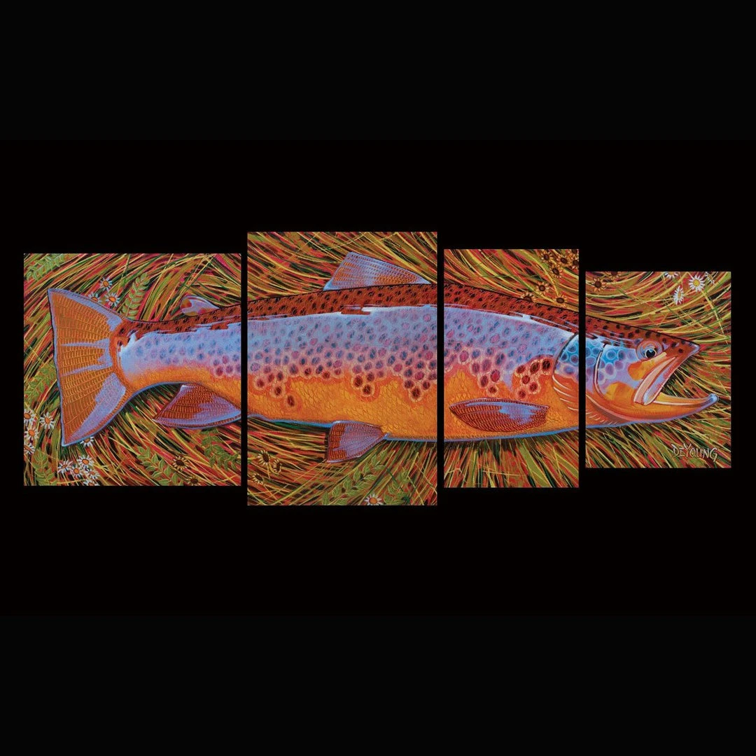 DeYoung Print - 4 In 1 Full - Brown Gifts 3 DeYoung Print - 4 In 1 Full - Brown Gifts