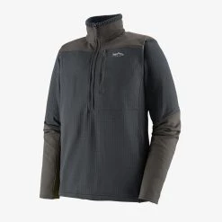 Patagonia Mens L/S R1 Fitz Roy 1/4 Zip Shirts
