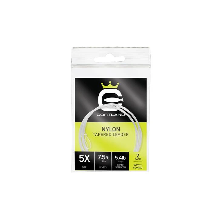 Leaders & Tippet Cortland Nylon Tapered Leader 3 Leaders & Tippet Cortland Nylon Tapered Leader