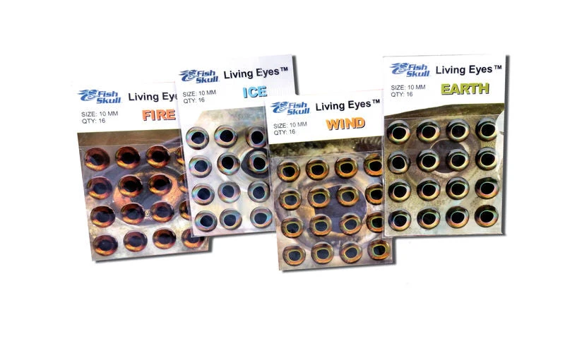 Hareline Fish Skull Living Eyes 6mm Materials 3 Hareline Fish Skull Living Eyes 6mm Materials