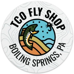TCO Fly Shop TCO Store Sticker Fly Fishing Stickers