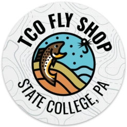 TCO Fly Shop TCO Store Sticker Fly Fishing Stickers