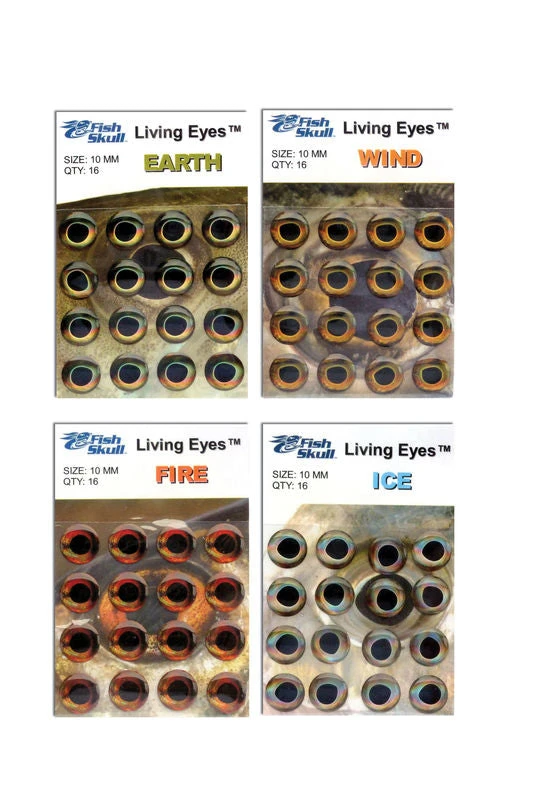 Hareline Fish Skull Living Eyes 8.5mm 3 Hareline Fish Skull Living Eyes 8.5mm