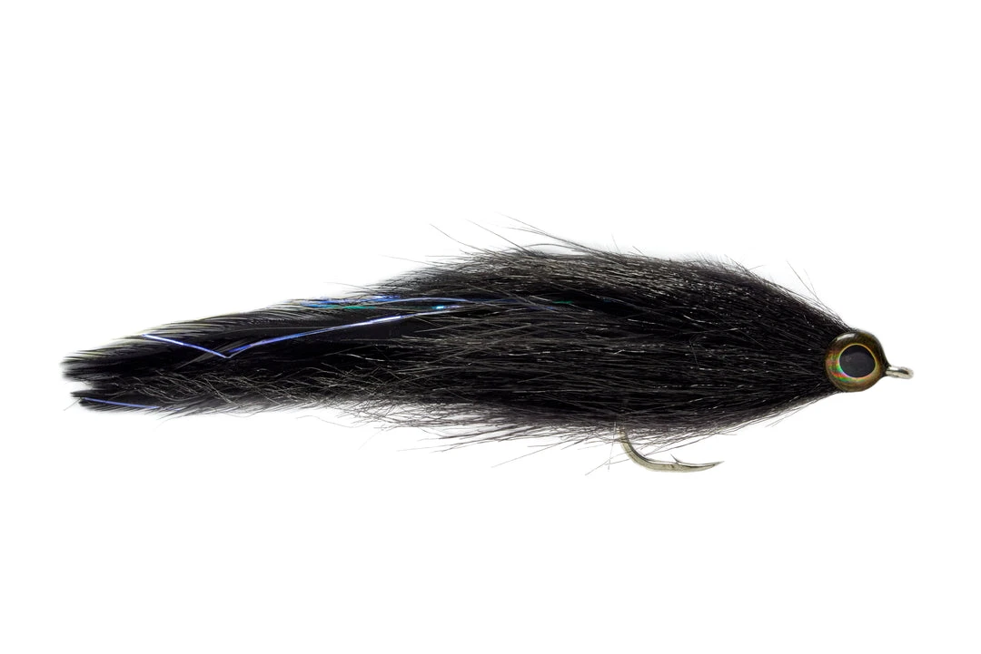 Fulling Mill Black Brushy Flies 3 Fulling Mill Black Brushy Flies