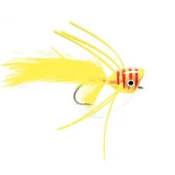 Fulling Mill Bass Popper Yellow & Red