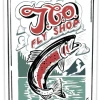 TCO Fly Shop The Beer Label Trout TCO Sticker