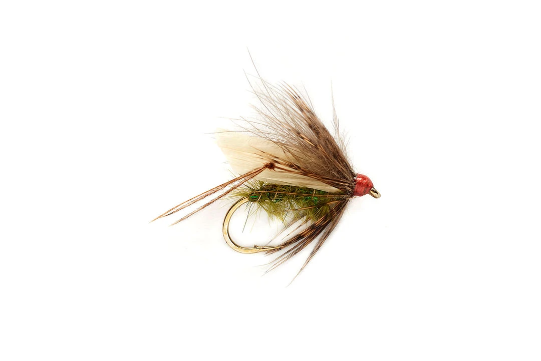 Fulling Mill DW Olive Caddis Emerger Flies 3 Fulling Mill DW Olive Caddis Emerger Flies