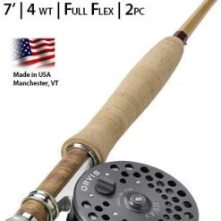 Fly Rods ORVIS BAMBOO PENNS CREEK 7ft 4wt - 2pc FULL FLEX