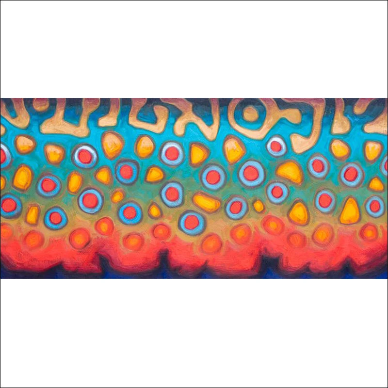 DeYoung Print - Abstract Brookie 3 3 DeYoung Print - Abstract Brookie 3