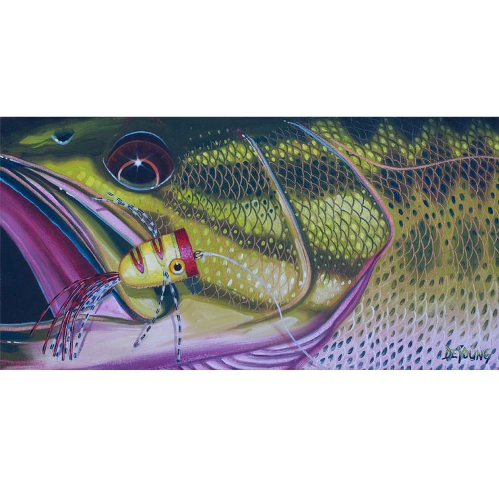 DeYoung Print - Bass Deer Popper 3 DeYoung Print - Bass Deer Popper