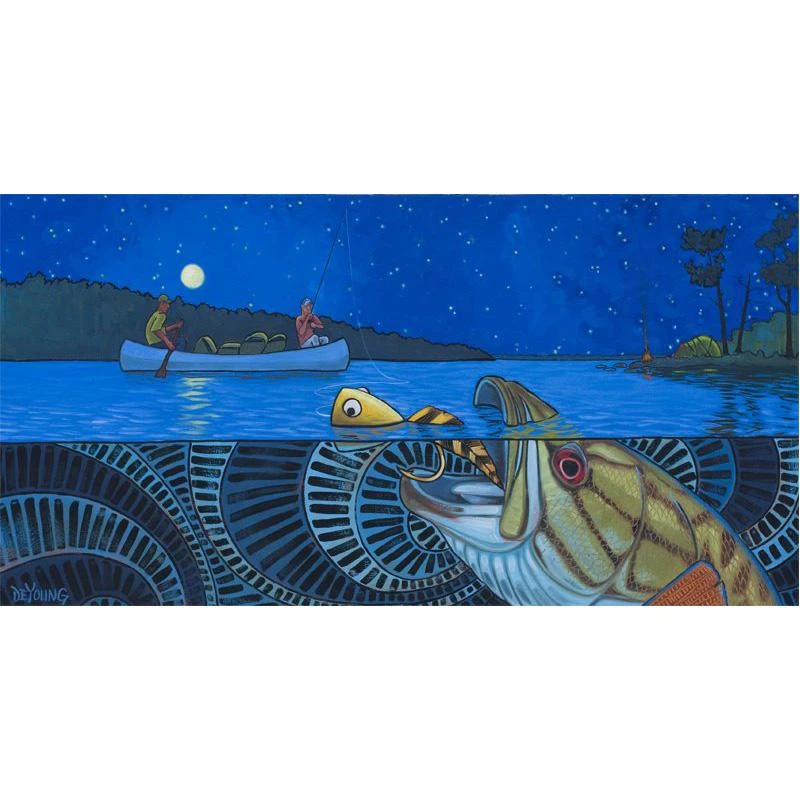 DeYoung Print - Boundary Waters Bass Gifts 3 DeYoung Print - Boundary Waters Bass Gifts