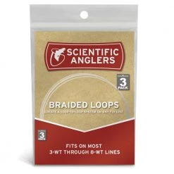 SCIENTIFIC ANGLERS Braided Loops - 3 Pack Fly Lines