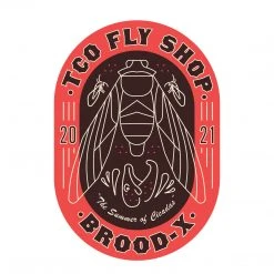 TCO Fly Shop Summer Of Cicadas Sticker
