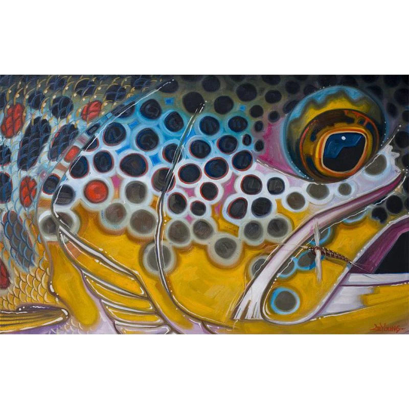 DeYoung Print - Brown Rusty Spinner 3 DeYoung Print - Brown Rusty Spinner