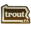 TCO Fly Shop PA Brown Trout Sticker Fly Fishing Stickers 2 TCO Fly Shop PA Brown Trout Sticker Fly Fishing Stickers
