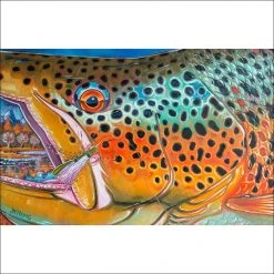 DeYoung Print - Abstract Brown - 4th Of July