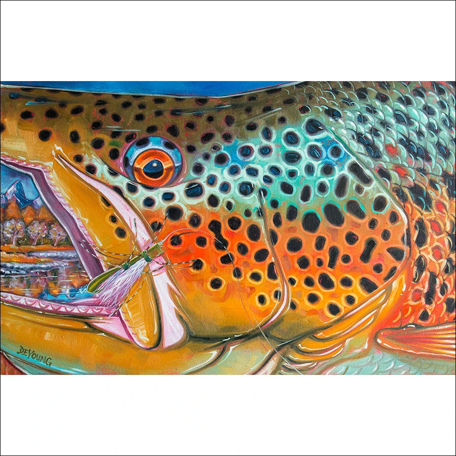 DeYoung Print - Abstract Brown - 4th Of July 3 DeYoung Print - Abstract Brown - 4th Of July