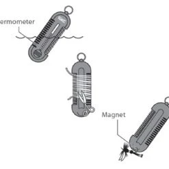 Angler Sport Group C&F 3 IN 1 THEROMETER/BLACK CFA-100/BK Accessories
