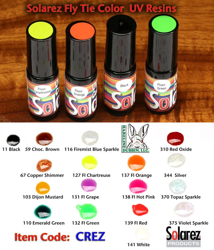 Hareline Solarez UV Fly Tie Materials 3 Hareline Solarez UV Fly Tie Materials