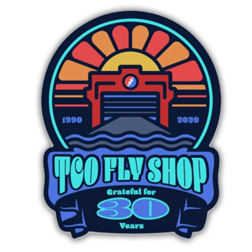 TCO Fly Shop TCO Sticker - 30th Anniversary Fly Fishing Stickers 3 TCO Fly Shop TCO Sticker - 30th Anniversary Fly Fishing Stickers