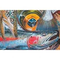 Gifts DeYoung Print - Steelhead Confetti