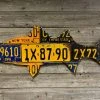 Cody Richardson Art - New York Striped Bass License Plate Art 2 Cody Richardson Art - New York Striped Bass License Plate Art