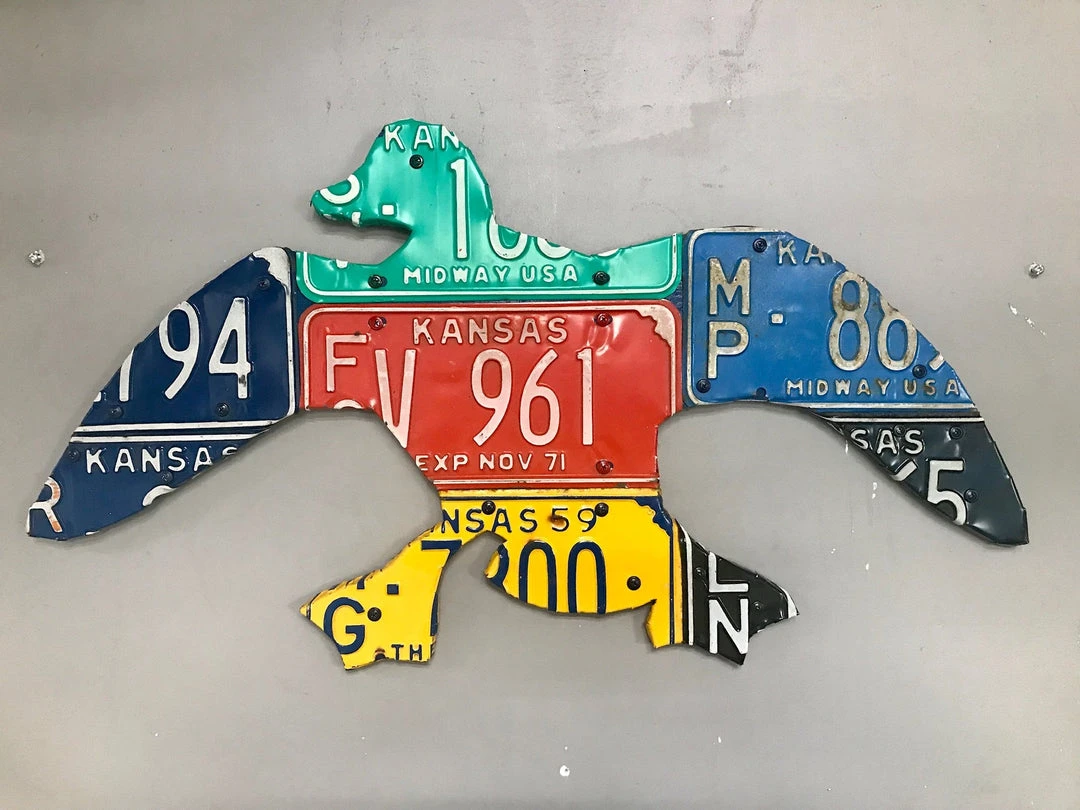 Cody Richardson Art - Kansas Duck License Plate Art Gifts 3 Cody Richardson Art - Kansas Duck License Plate Art Gifts
