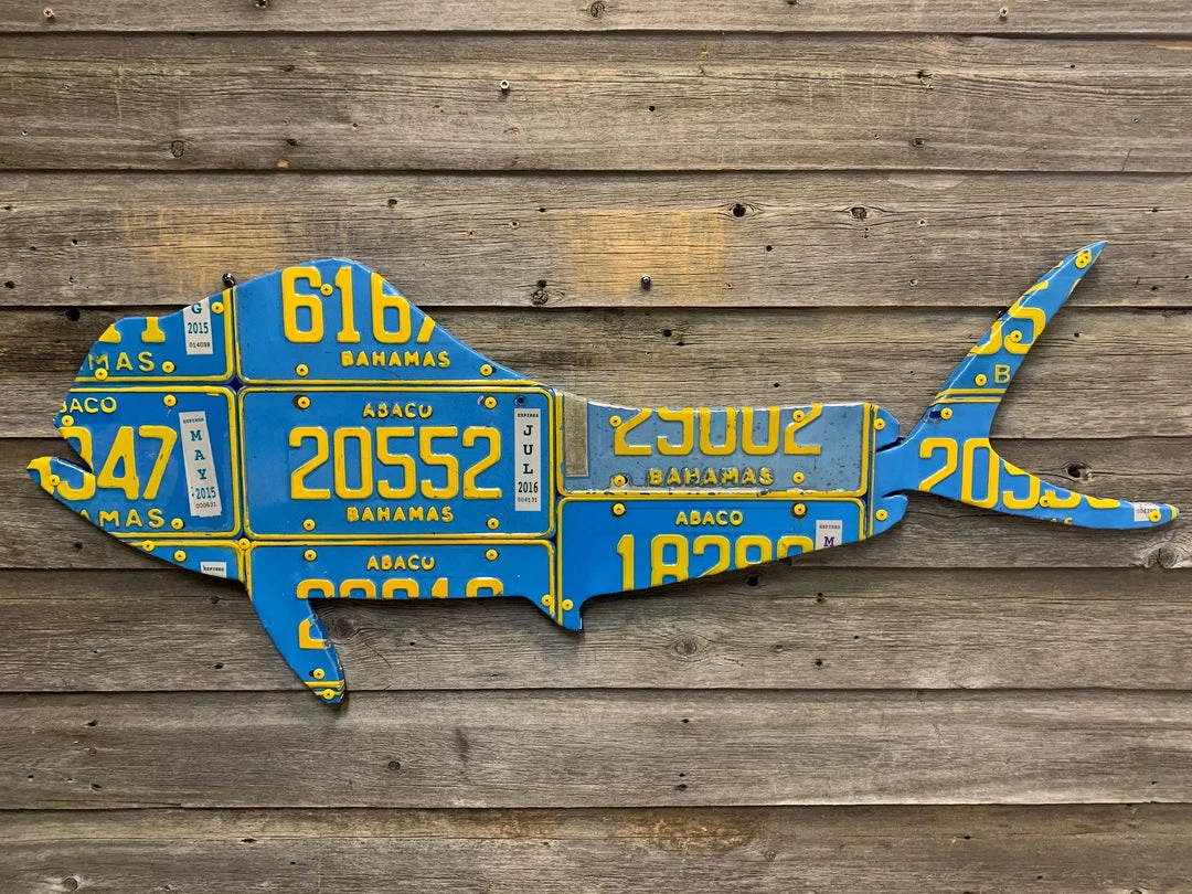 Cody Richardson Art - Bahamas Mahi Mahi License Plate Art Gifts 3 Cody Richardson Art - Bahamas Mahi Mahi License Plate Art Gifts