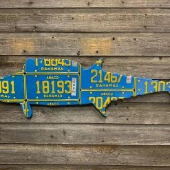 Cody Richardson Art - Bahamas Wahoo License Plate Art