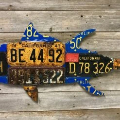 Cody Richardson Art - California Tuna License Plate Art Gifts