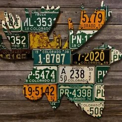Cody Richardson Art - Colorado Moose License Plate Art Gifts