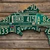 Cody Richardson Art - Vermont Trout License Plate Art