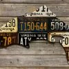Cody Richardson Art - Virginia Antique Trout License Plate Art